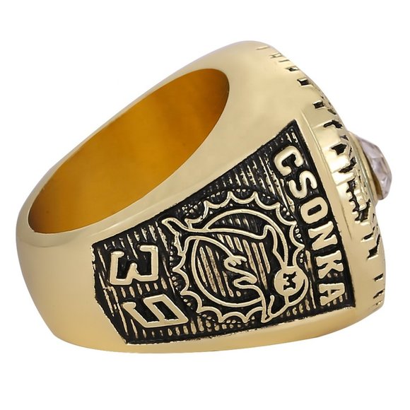 Miami Dolphins Championship Ring Fan Edition Super Bowl Gold Csonka 1974 - Picture 4 of 4